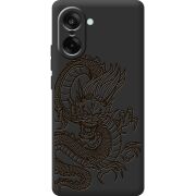 Чорний чохол BoxFace OnePlus Nord CE5 Chinese Dragon
