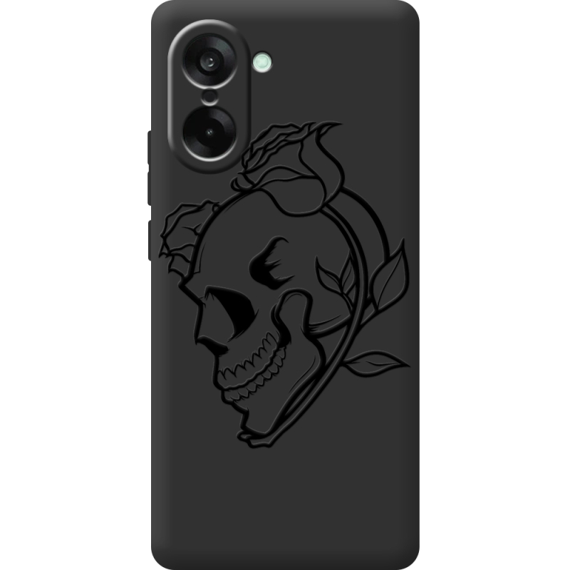 Чорний чохол BoxFace OnePlus Nord CE5 Skull and Roses