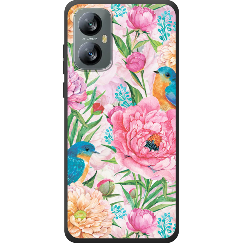 Чохол BoxFace Blackview A52 Birds in Flowers