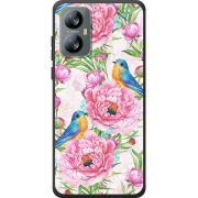 Чохол BoxFace Blackview A52 Birds and Flowers