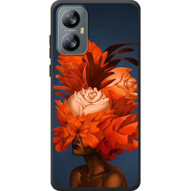 Чохол BoxFace Blackview A52 Exquisite Orange Flowers