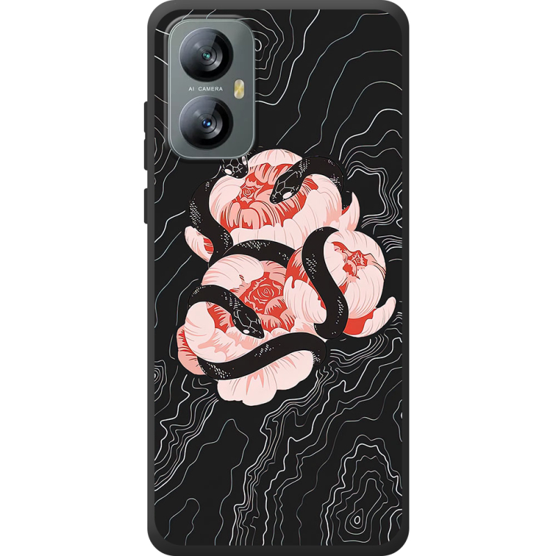 Чохол BoxFace Blackview A52 Snake Rose