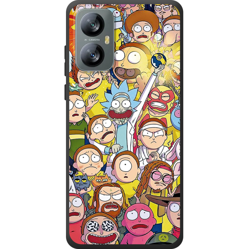 Чохол BoxFace Blackview A52 Rick and Morty