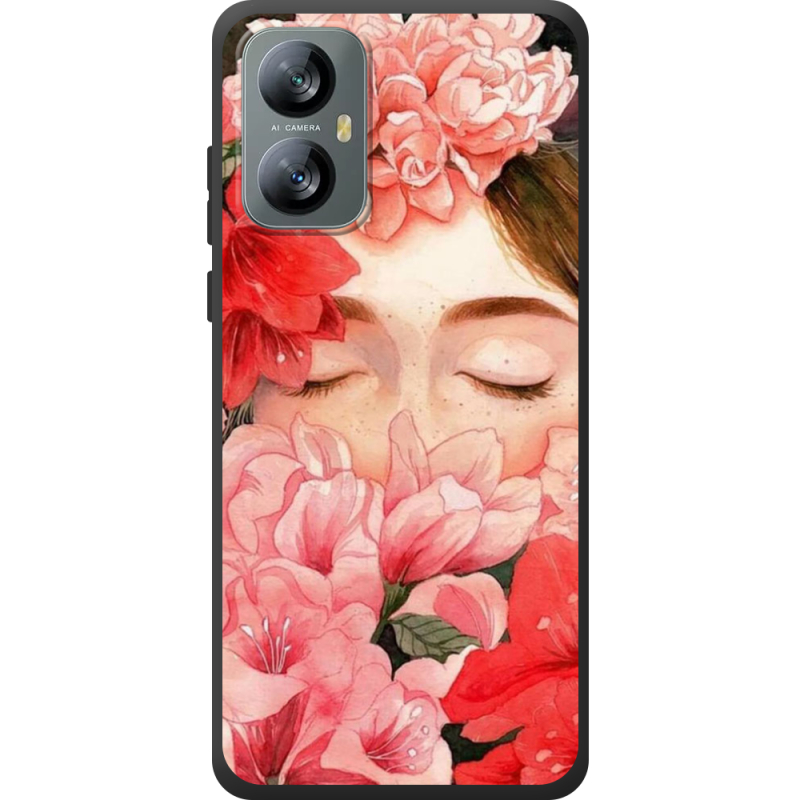 Чохол BoxFace Blackview A52 Girl in Flowers