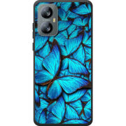 Чохол BoxFace Blackview A52 лазурные бабочки