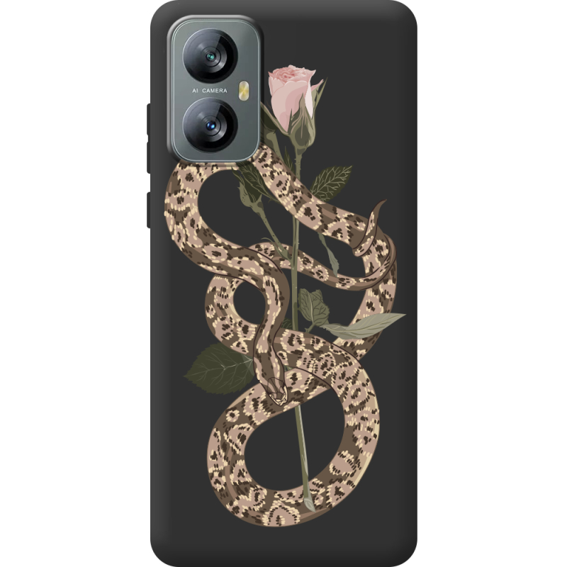 Прозорий чохол BoxFace Blackview A52 Glamor Snake