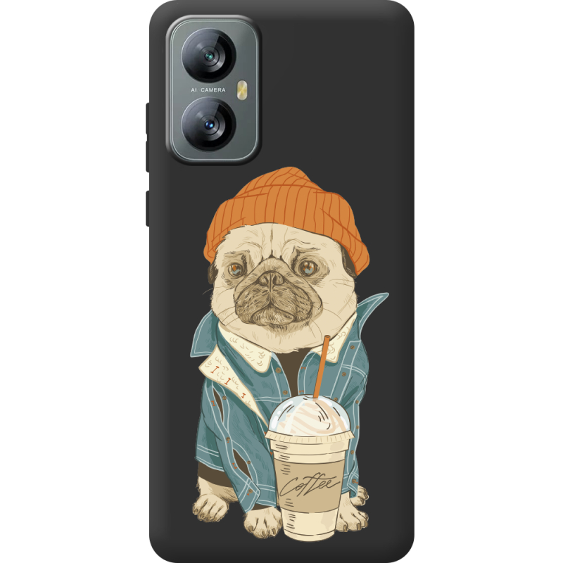 Прозорий чохол BoxFace Blackview A52 Dog Coffeeman