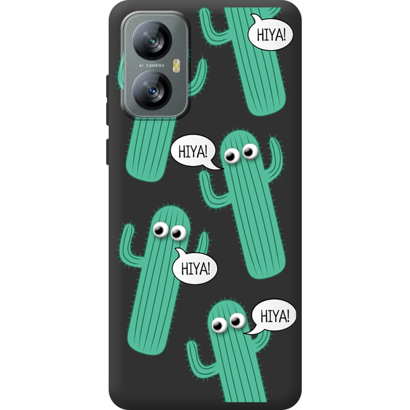 Прозорий чохол BoxFace Blackview A52 с 3D-глазками HIYA