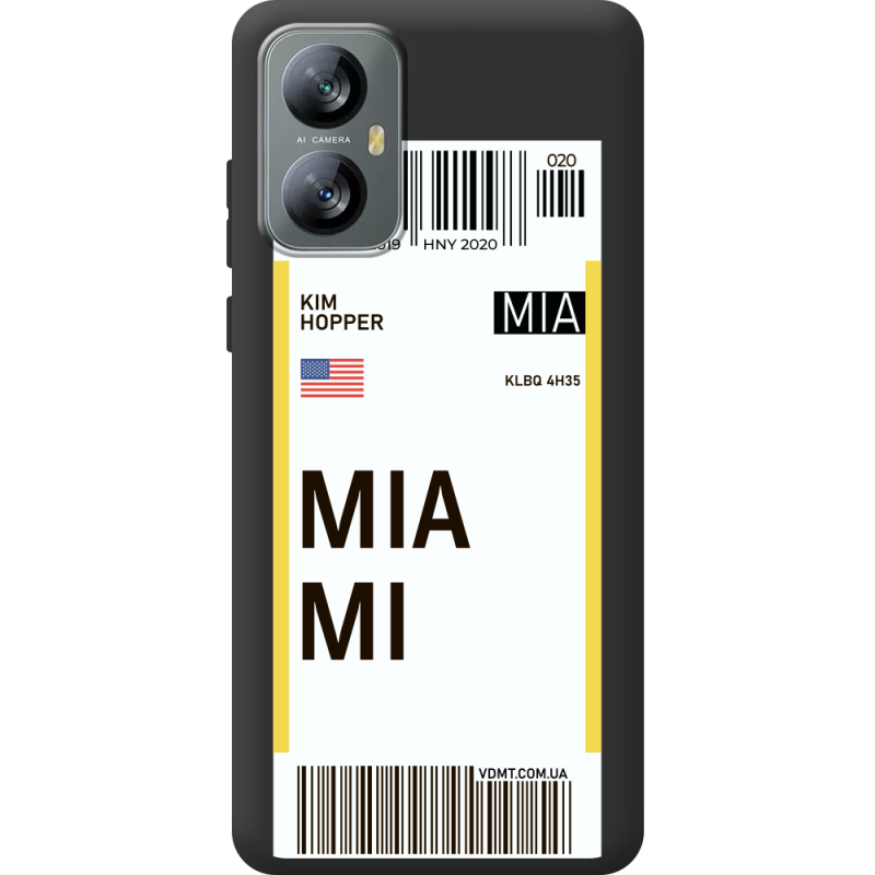 Прозорий чохол BoxFace Blackview A52 Ticket Miami