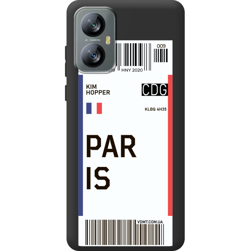 Прозорий чохол BoxFace Blackview A52 Ticket Paris