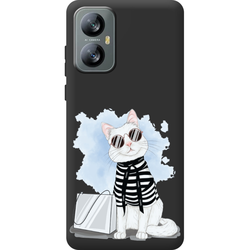 Прозорий чохол BoxFace Blackview A52 Cat Style