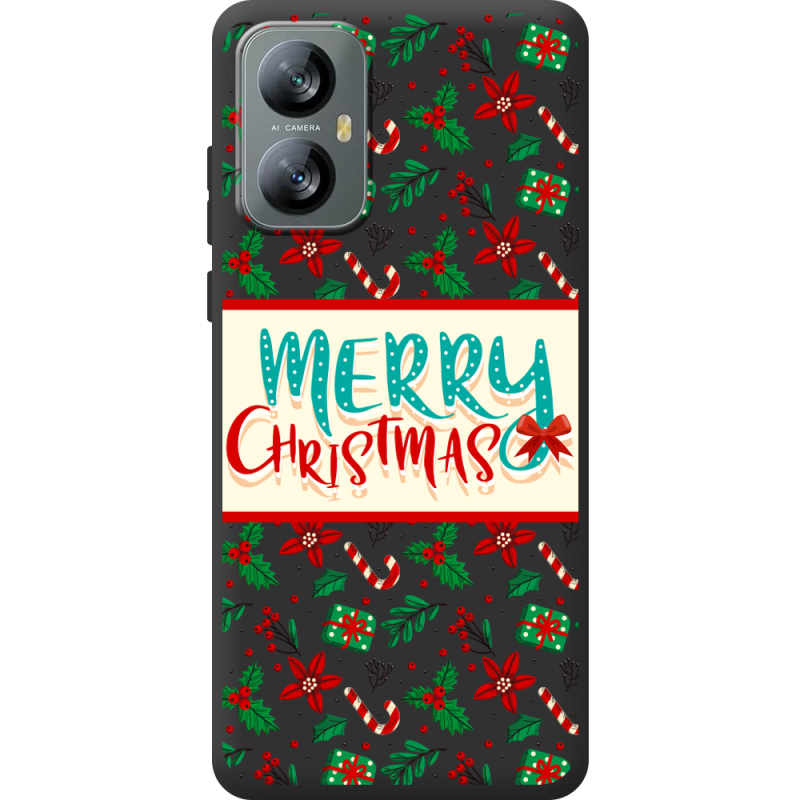 Прозорий чохол BoxFace Blackview A52 Vintage Christmas Pattern