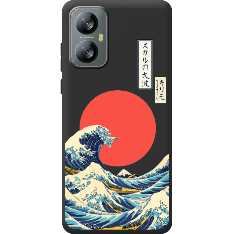 Прозорий чохол BoxFace Blackview A52 Большая волна в Канагаве