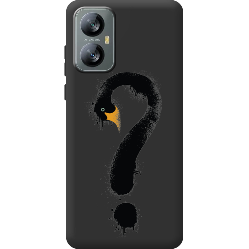 Прозорий чохол BoxFace Blackview A52 Swan question