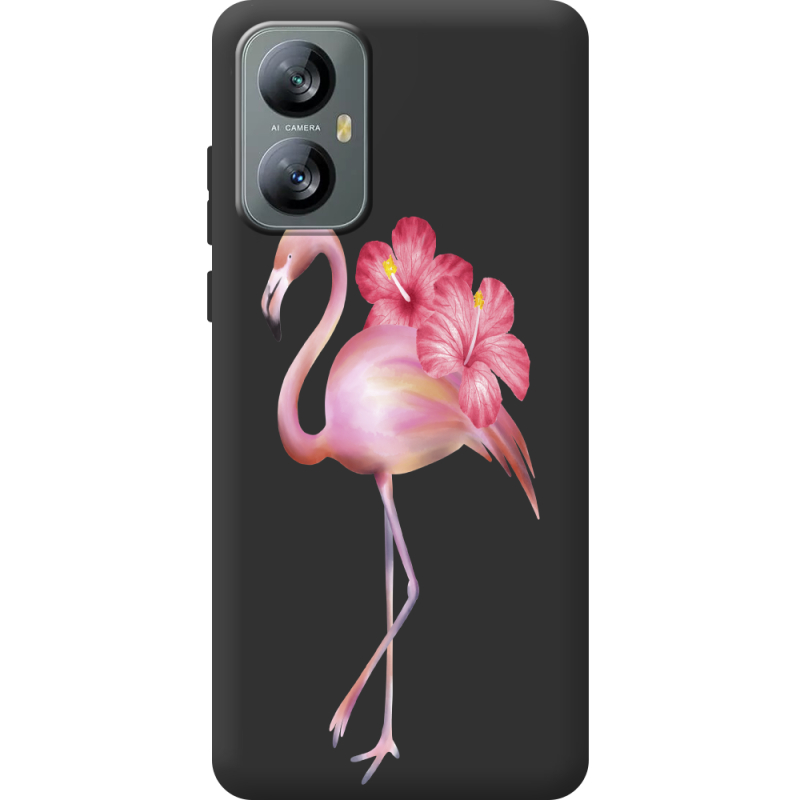 Прозорий чохол BoxFace Blackview A52 Floral Flamingo