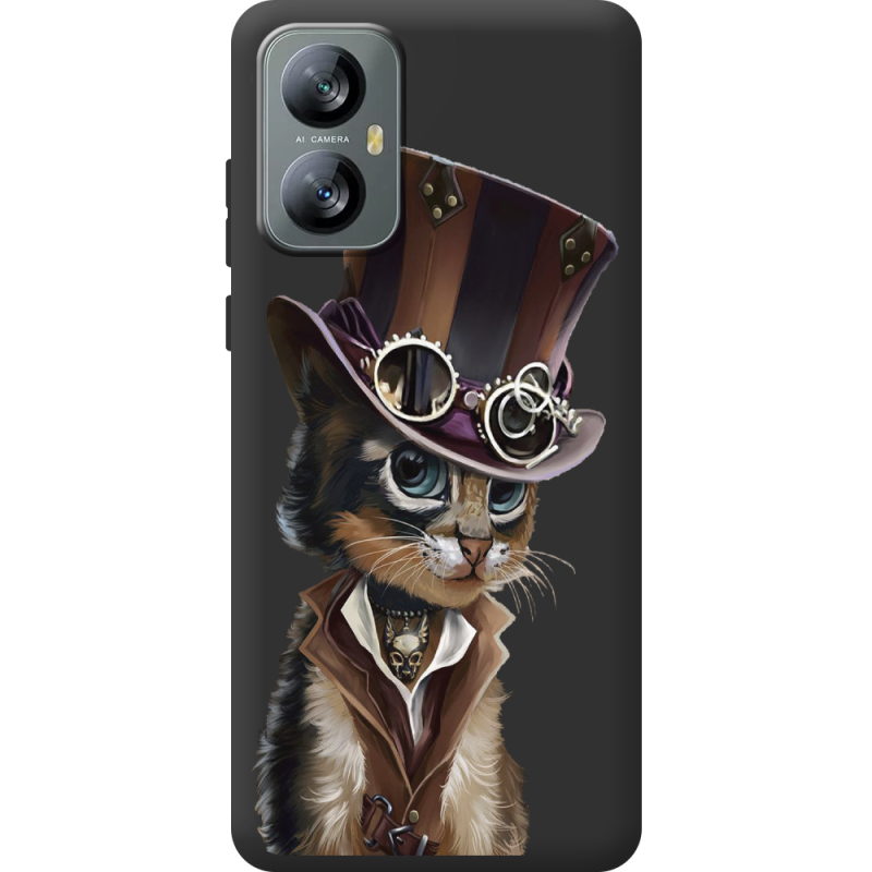 Прозорий чохол BoxFace Blackview A52 Steampunk Cat