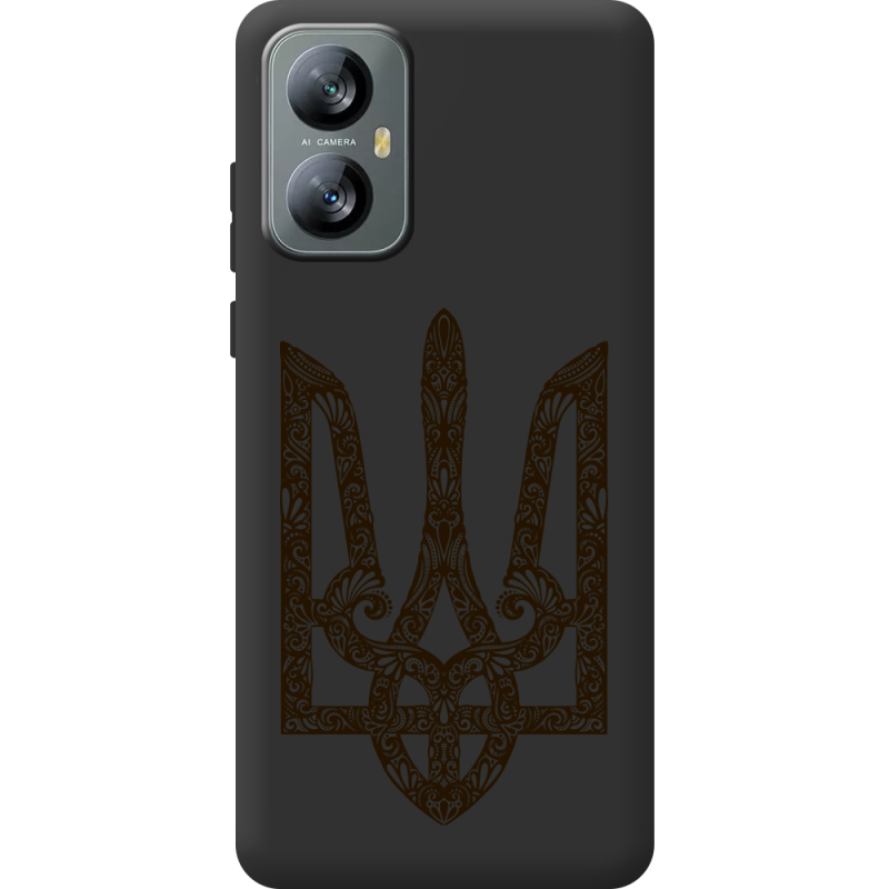 Чорний чохол BoxFace Blackview A52 Ukrainian Trident