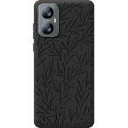 Чорний чохол BoxFace Blackview A52 Leaves