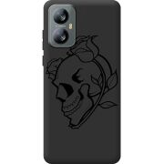 Чорний чохол BoxFace Blackview A52 Skull and Roses