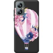 Чохол зі стразами Blackview A52 Pink Air Baloon
