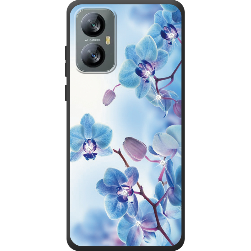 Чохол зі стразами Blackview A52 Orchids