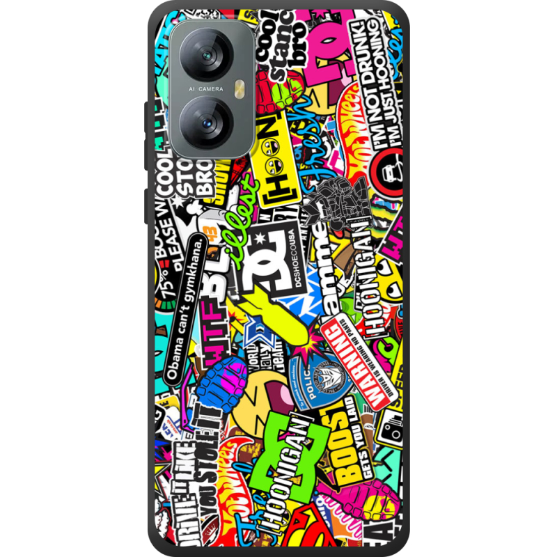 Чохол BoxFace Blackview A52 Pro Multicolored Inscriptions