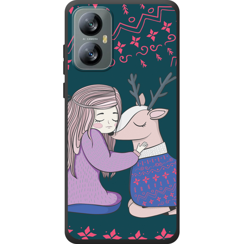 Чохол BoxFace Blackview A52 Pro Girl and deer