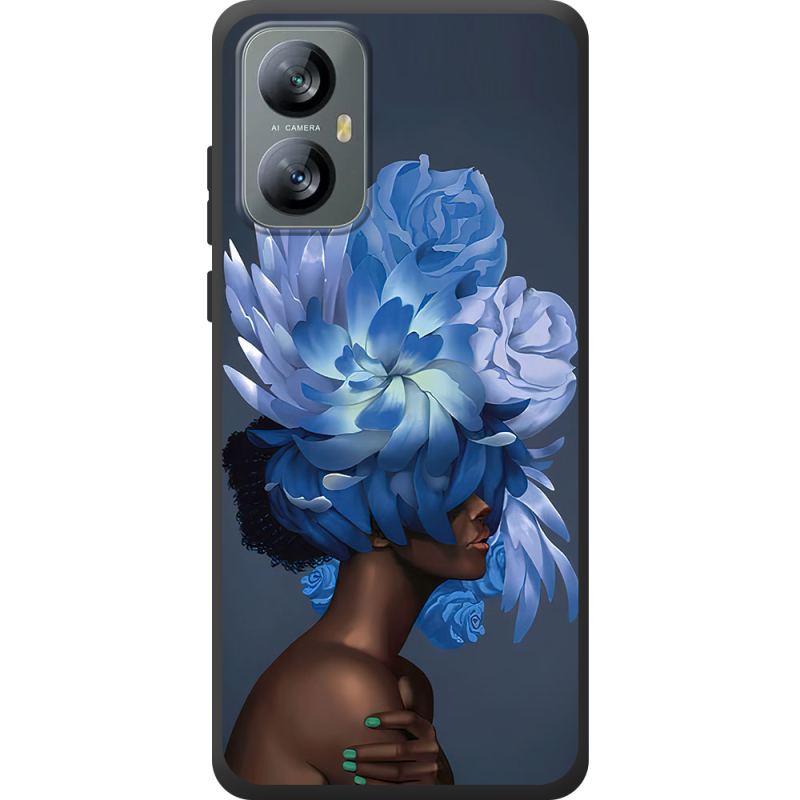Чохол BoxFace Blackview A52 Pro Exquisite Blue Flowers