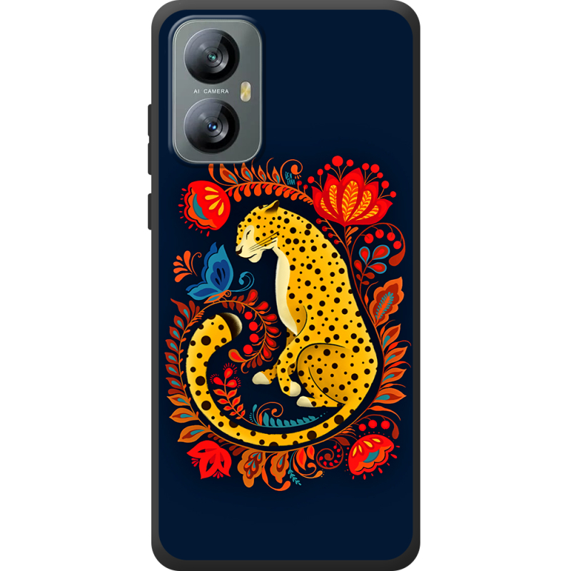 Чохол BoxFace Blackview A52 Pro Petrykivka Leopard