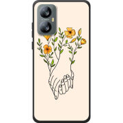 Чохол BoxFace Blackview A52 Pro Flower Hands
