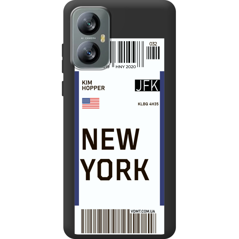 Прозорий чохол BoxFace Blackview A52 Pro Ticket New York