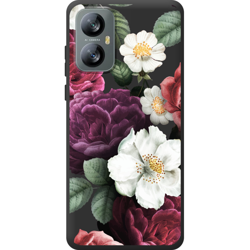 Прозорий чохол BoxFace Blackview A52 Pro Floral Dark Dreams