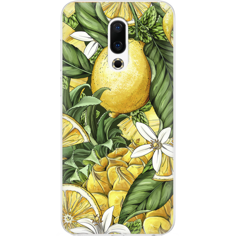 Чехол Uprint Meizu 16th Lemon Pattern