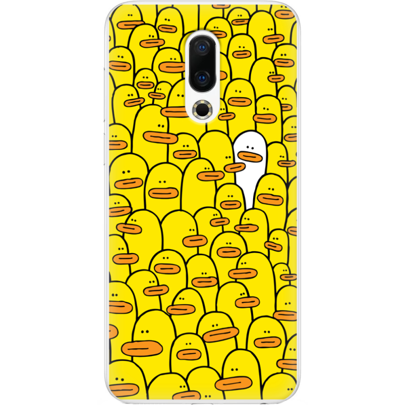 Чехол Uprint Meizu 16th Yellow Ducklings