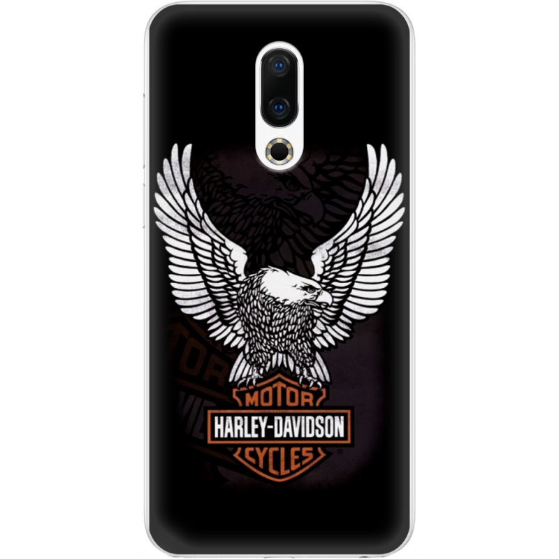 Чехол Uprint Meizu 16th Harley Davidson and eagle