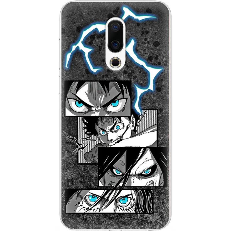 Чехол Uprint Meizu 16th Eren Yeager Transformation