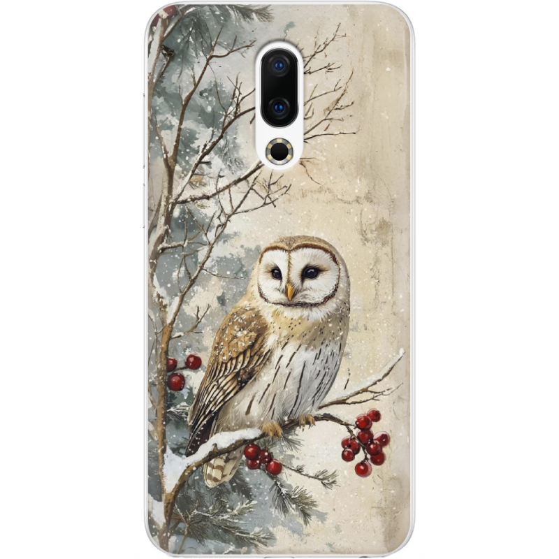 Чехол Uprint Meizu 16th Christmas Owl