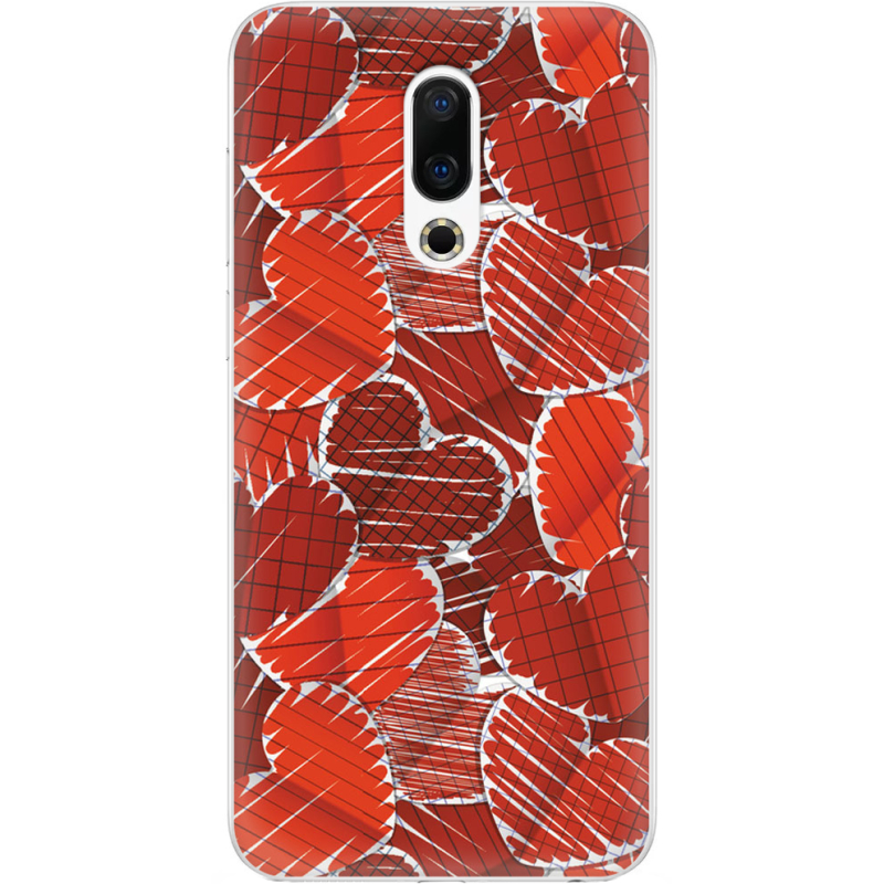 Чехол Uprint Meizu 16th Heart Strings