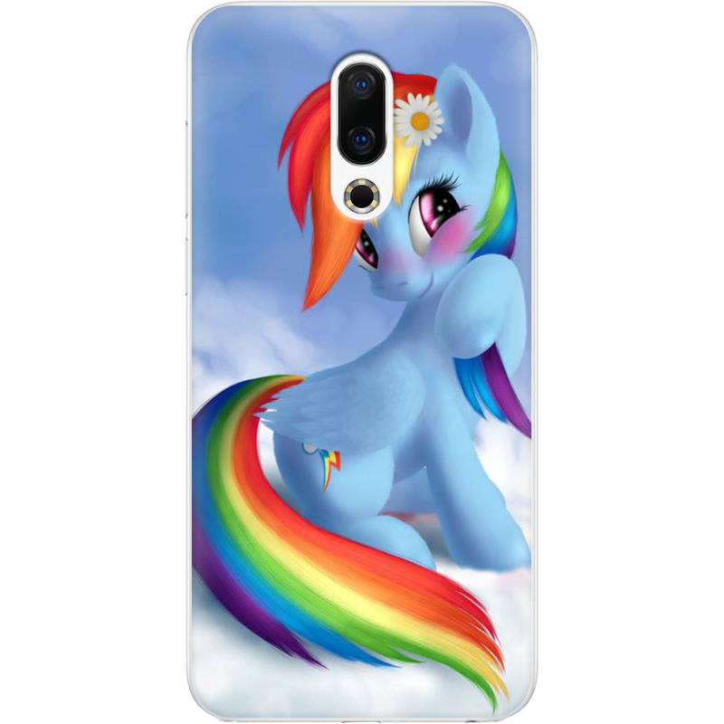 Чехол Uprint Meizu 16th My Little Pony Rainbow Dash