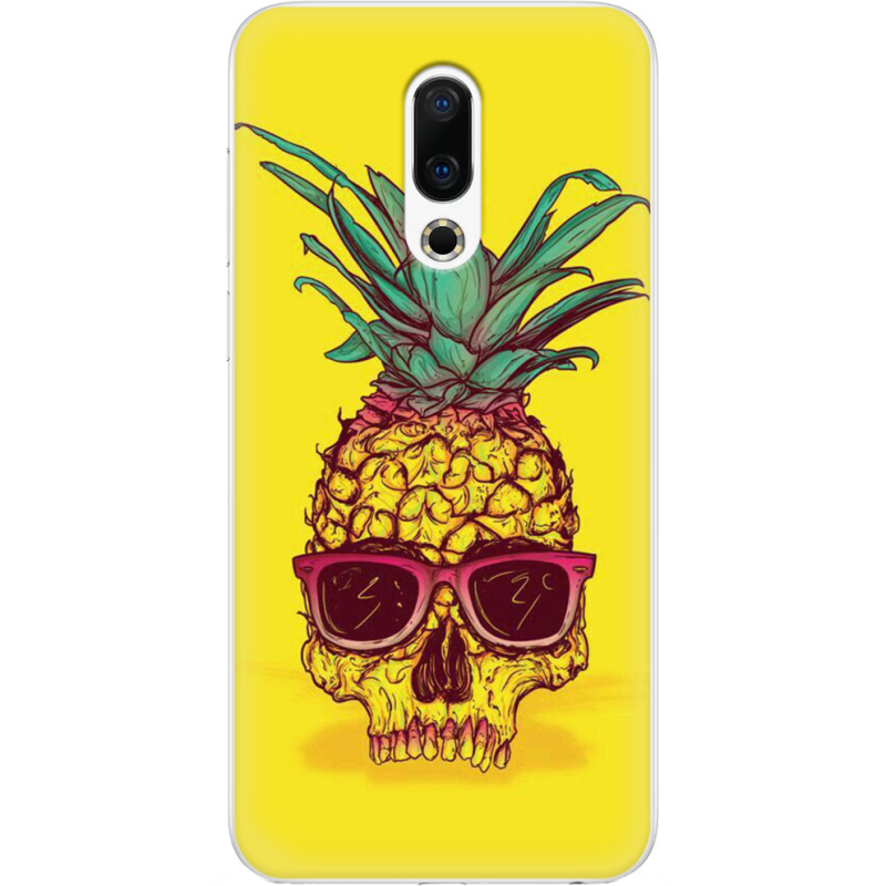 Чехол Uprint Meizu 16th Pineapple Skull