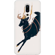 Чехол Uprint Meizu 16th Black Deer