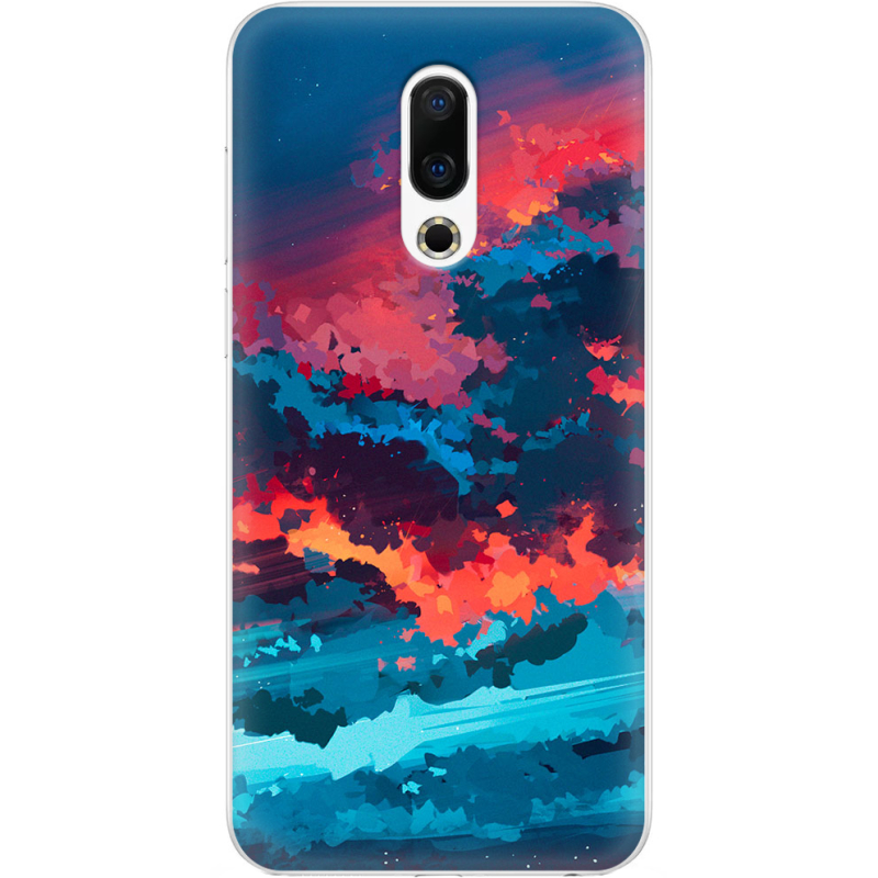 Чехол Uprint Meizu 16th Thunderclouds