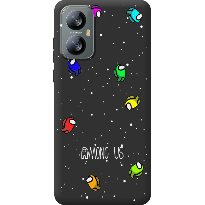 Чорний чохол BoxFace Blackview A52 Pro Among Us Invisible