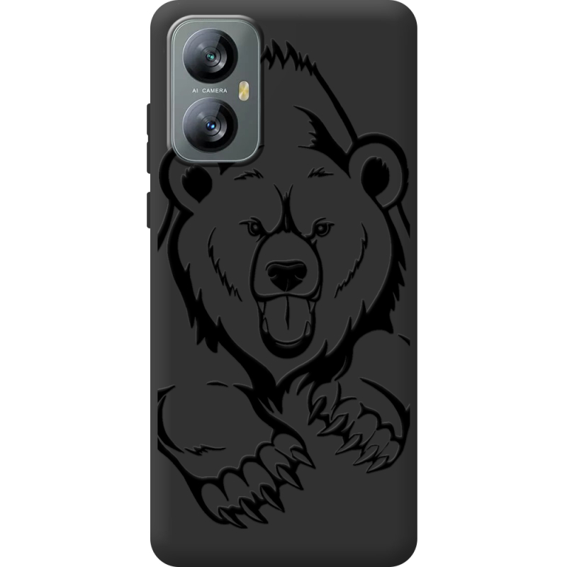 Чорний чохол BoxFace Blackview A52 Pro Grizzly Bear