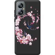 Чохол зі стразами Blackview A52 Pro Swallows and Bloom