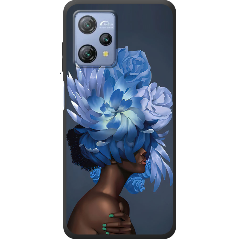 Чохол BoxFace Blackview A53 Exquisite Blue Flowers
