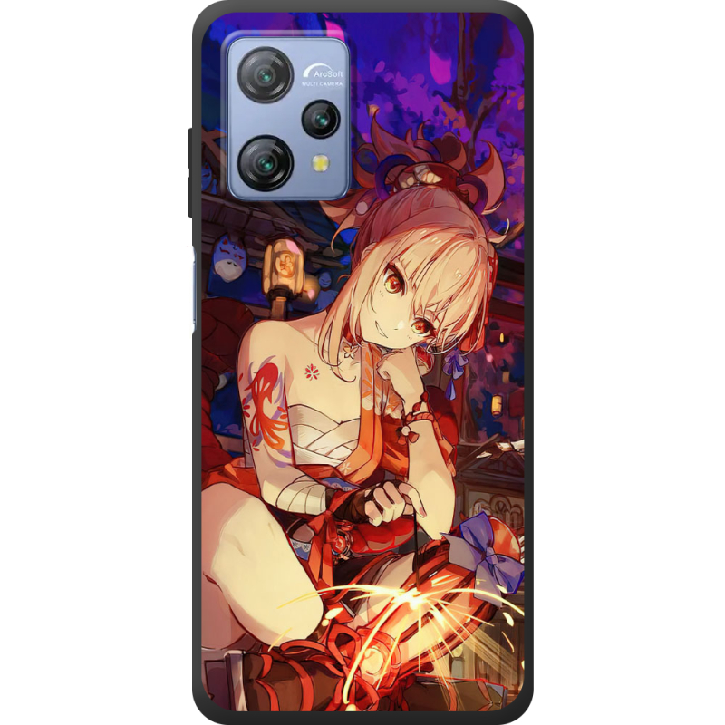 Чохол BoxFace Blackview A53 Genshin Ёимия с огоньком