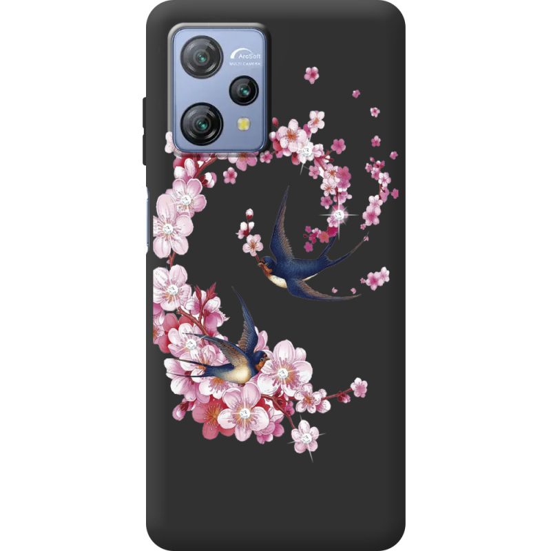 Чохол зі стразами Blackview A53 Swallows and Bloom
