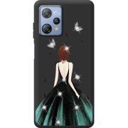 Чохол зі стразами Blackview A53 Girl in the green dress