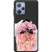 Прозорий чохол BoxFace Blackview A53 Девушка с Пионами